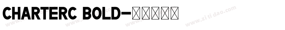 CharterC Bold字体转换